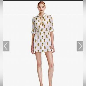 Tory Burch pineapple swimsuit coverup. Size Small